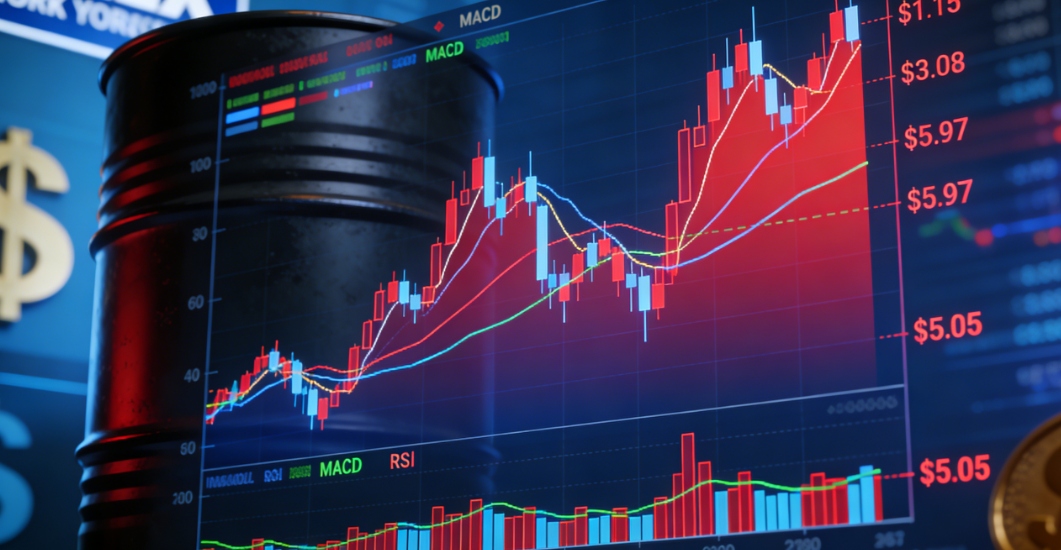 美原油期货价格走势解析：地缘扰动下的震荡格局与后市预判_http://m.92yuwan.com_原油直播室_第1张